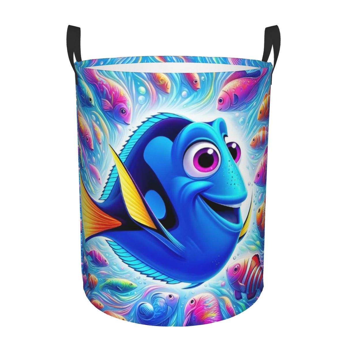 Baby Nursery Laundry Hamper - Cesto Portabiancheria Pieghevole con Tema 'Finding
