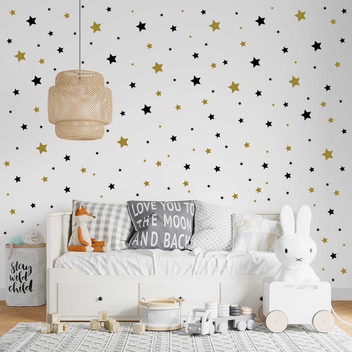 Baby Nursery Design - Cartoon 65 pezzi adesivo da parete