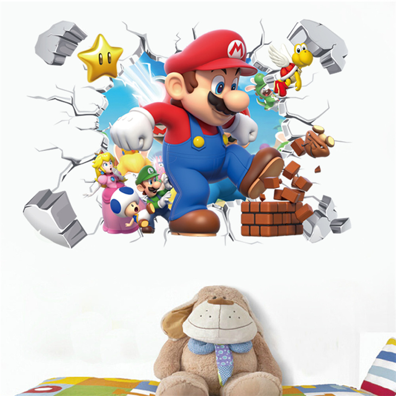 Baby Nursery Design - Adesivi murali 3D con personaggi di
