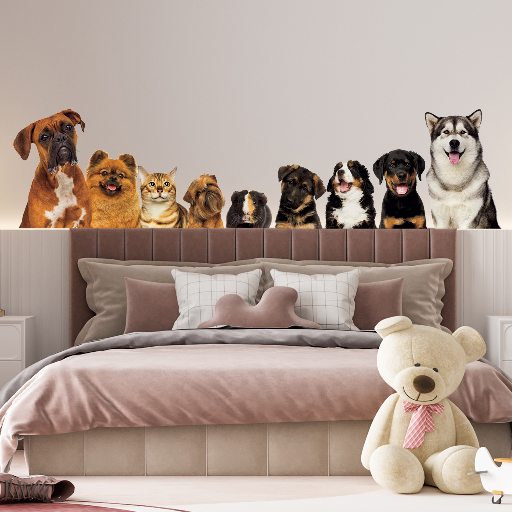 Baby Nursery Wall Mural - C30 # 9 simpatici gatti e