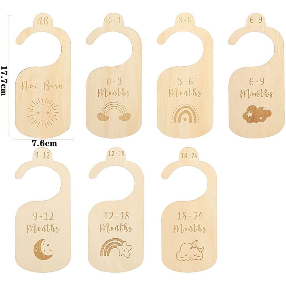 Baby Nursery Wardrobe - 7/8 Pezzi Divisori per Armadio in