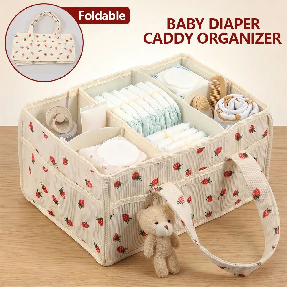 Baby Nursery Shelves - Cesto Portaoggetti per Pannolini e Salviette,