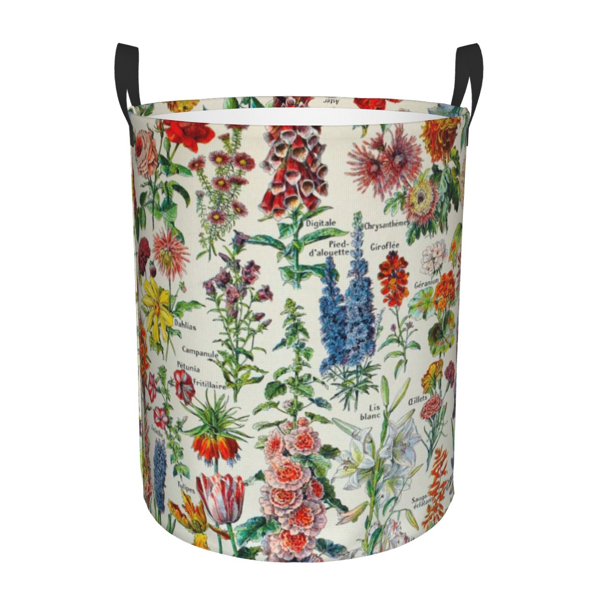 Baby Nursery Laundry Hamper - Personalizzato Adolphe Millot HD Fleurs cesto