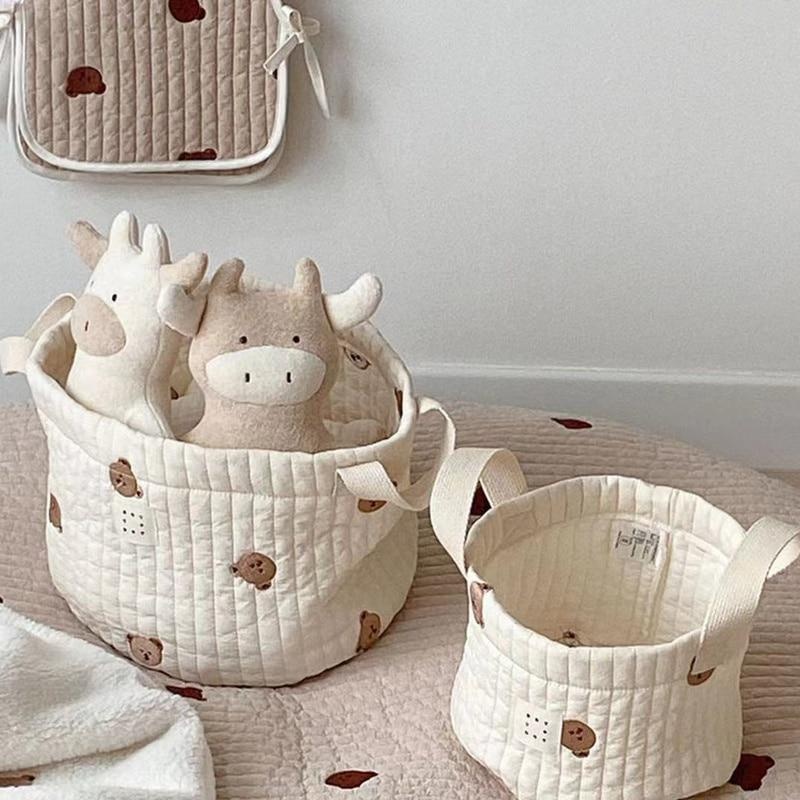 Baby Nursery Wardrobe - Simpatico orso ricamo borsa per pannolini