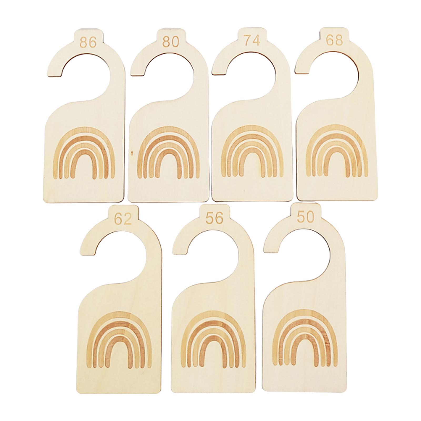 Baby Nursery Wardrobe - 7x Organizzatori per grucce per cameretta
