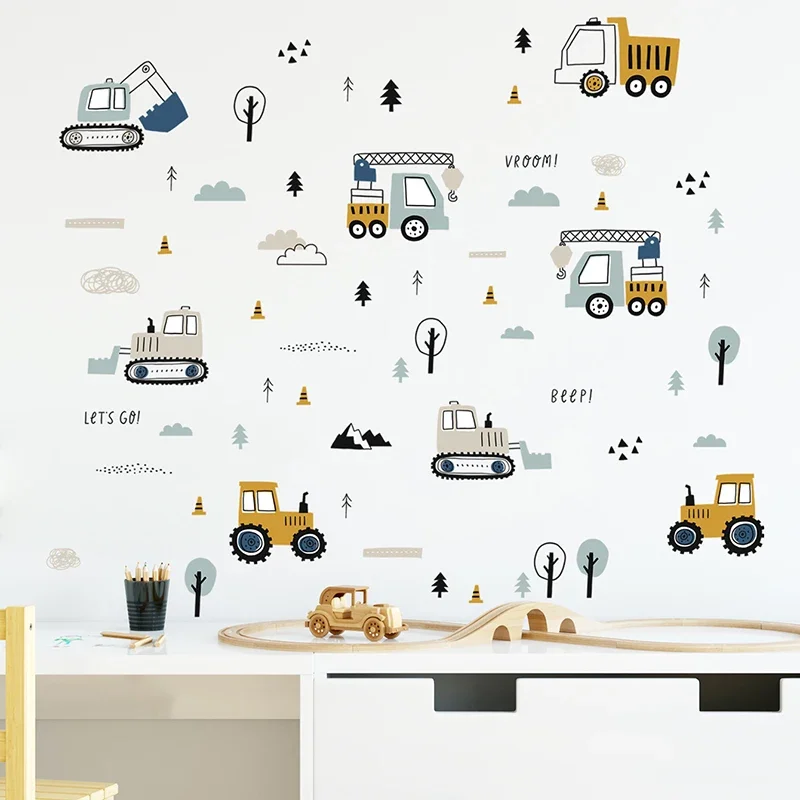 Baby Nursery Things - Auto carine disegnate a mano Camion
