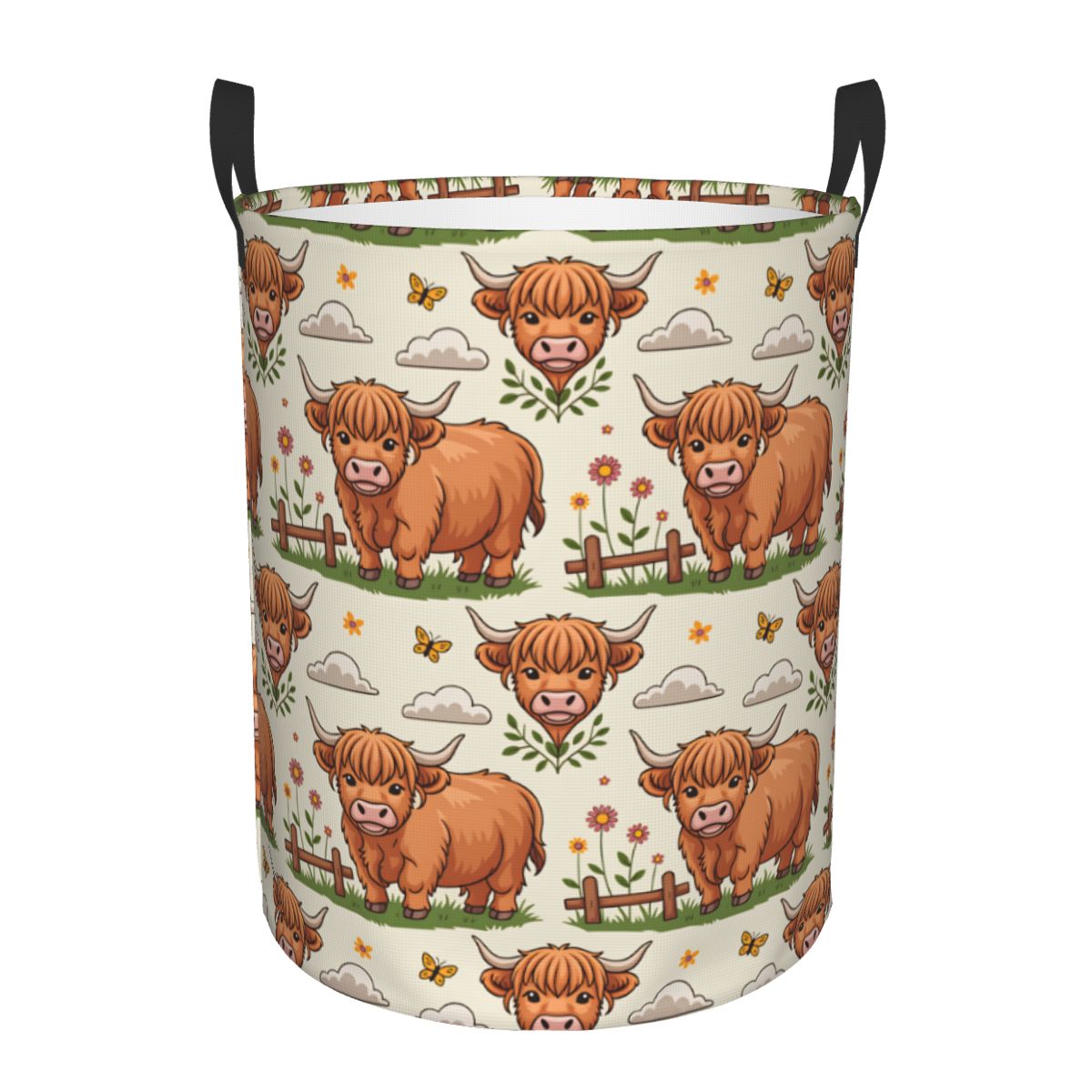 Baby Nursery Laundry Hamper - Cesto Portabiancheria Pieghevole a Forma di
