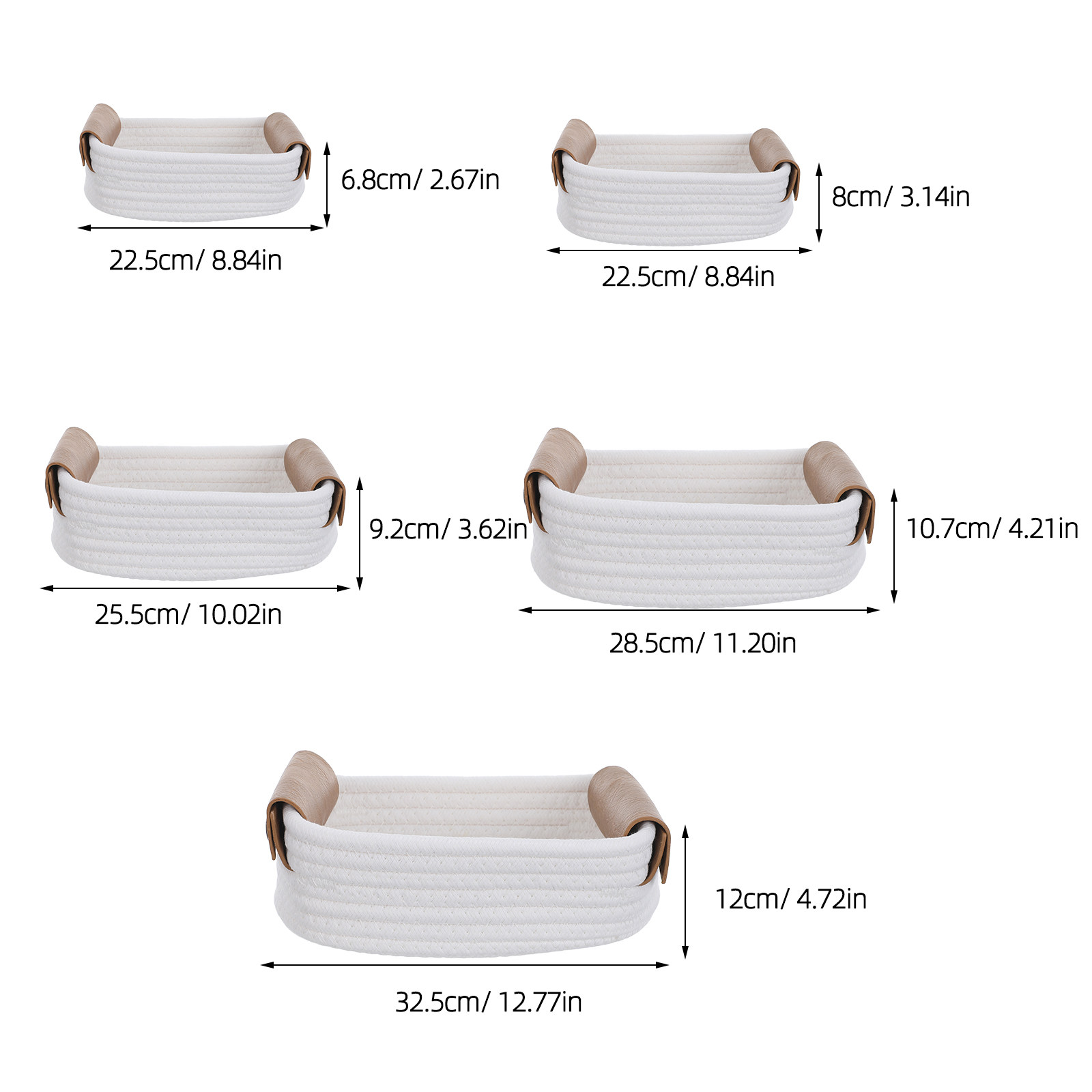 Set di 5 Cestini Portaoggetti  - Baby Nursery Shelves recensione e prezzo