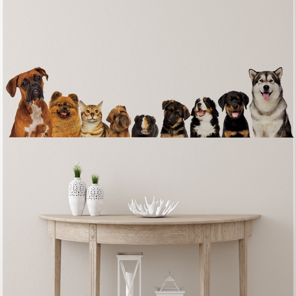 C30 #   9 simpatici gatti e ca - Baby Nursery Wall Mural recensione e prezzo