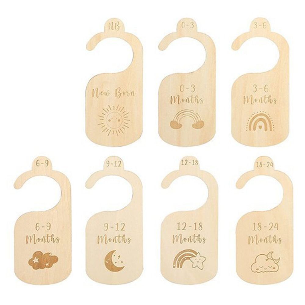 Set di 7/8 Divisori in Legno p - Baby Nursery Wardrobe recensione e prezzo