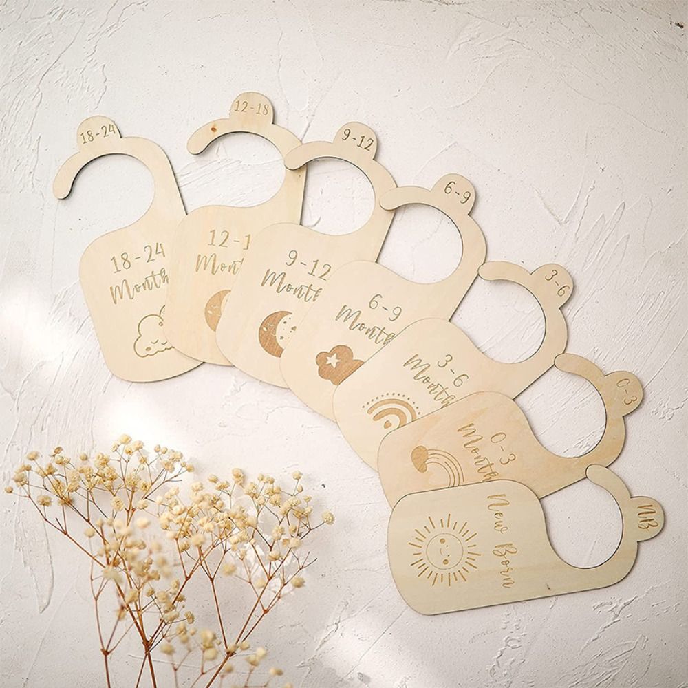 Set di 7/8 Divisori in Legno p - Baby Nursery Wardrobe recensione e prezzo