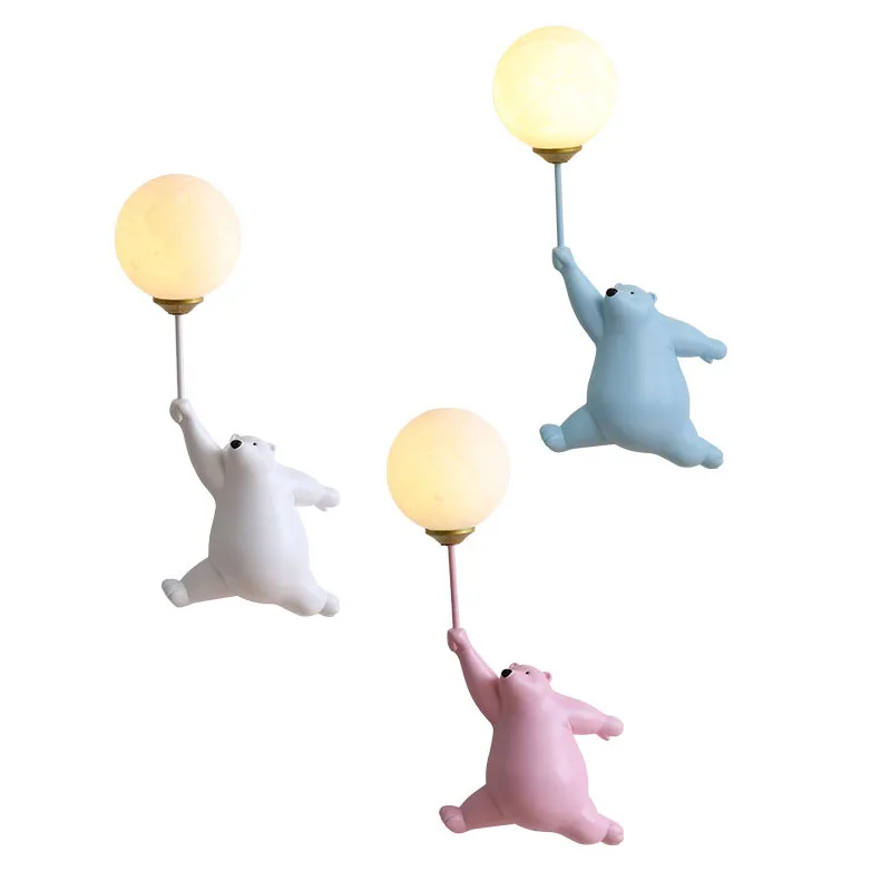 Cartoon Orso Polare LED Sconce - Baby Nursery Wall Lights recensione e prezzo