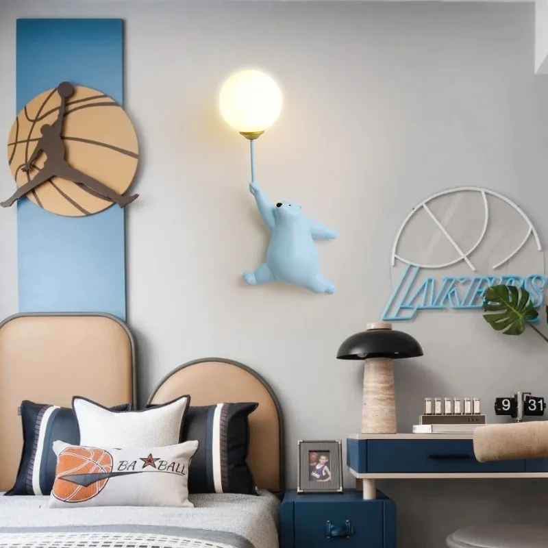 Cartoon Orso Polare LED Sconce - Baby Nursery Wall Lights recensione e prezzo