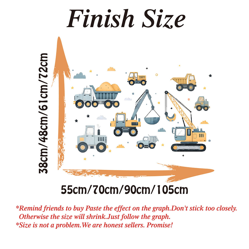 Set di veicoli per escavatore  - Baby Nursery Wall Mural recensione e prezzo