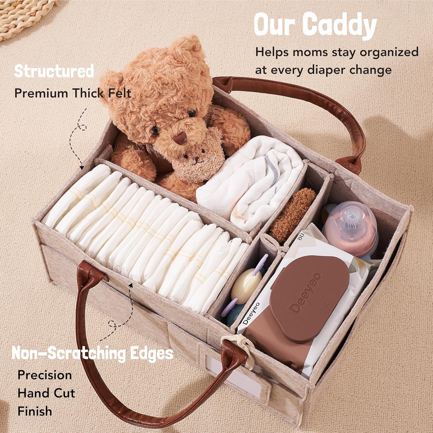 Cesto portaoggetti in feltro p - Baby Nursery Shelves recensione e prezzo