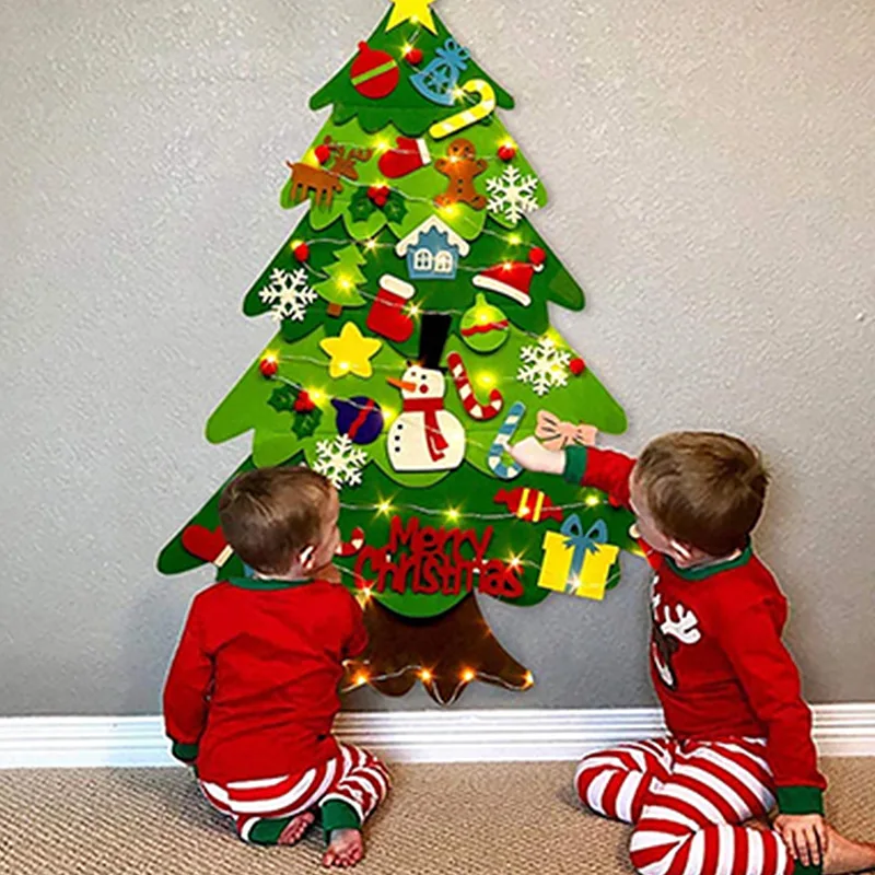 Albero di Natale in feltro fai - Baby Nursery Wall Lights recensione e prezzo