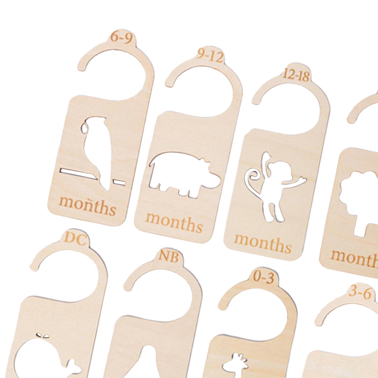 3x 8x Divisori in Legno per Ar - Baby Nursery Wardrobe recensione e prezzo