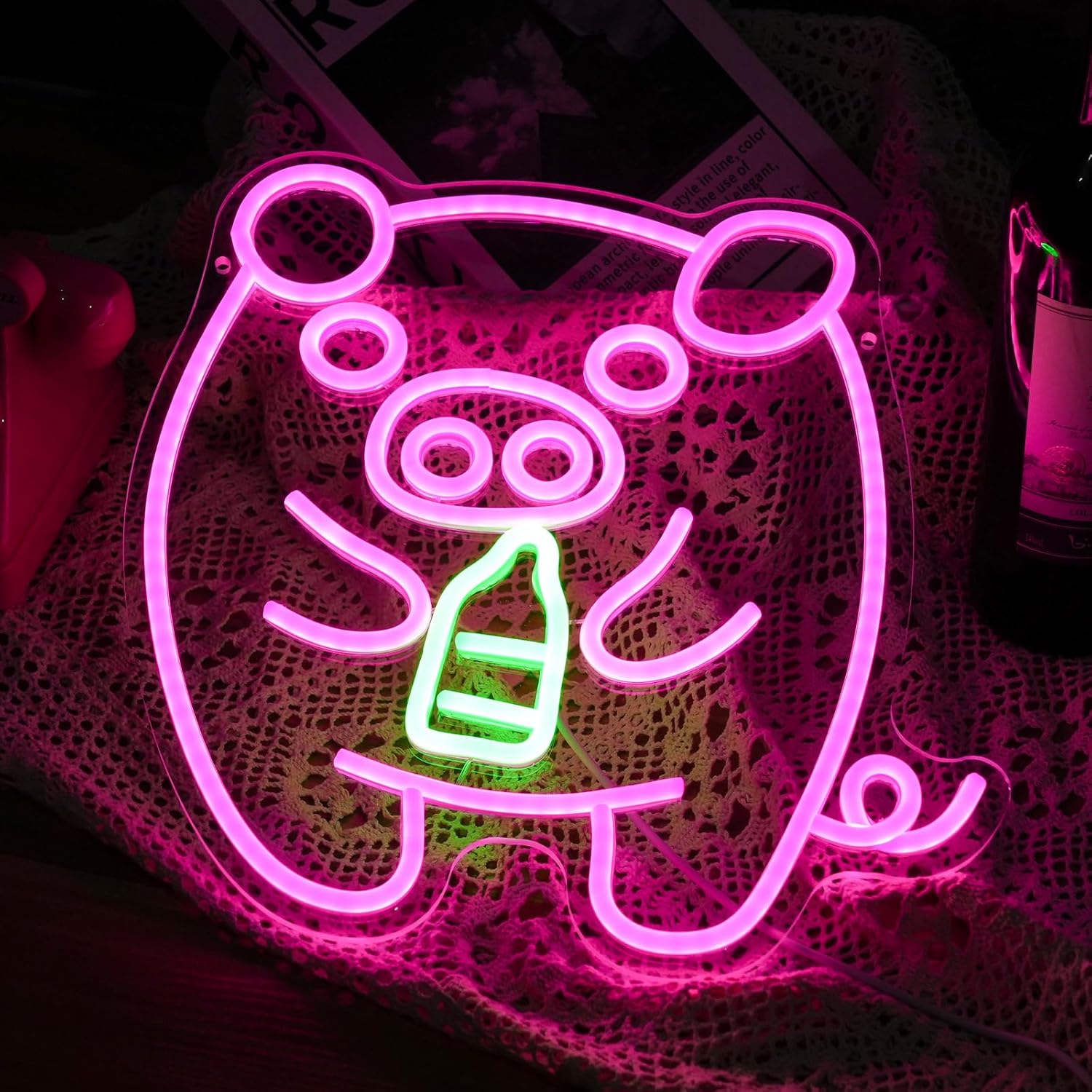Insegna al Neon LED USB Dimmer - Baby Nursery Wall Lights recensione e prezzo