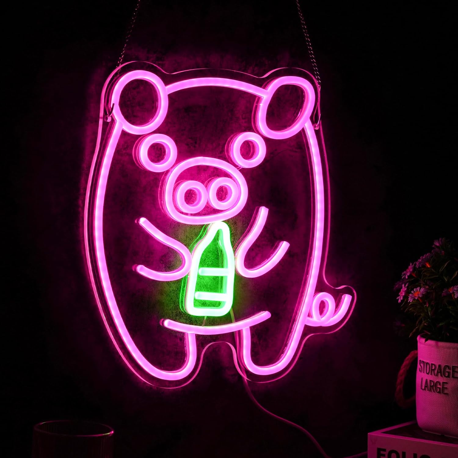 Insegna al Neon LED USB Dimmer - Baby Nursery Wall Lights recensione e prezzo