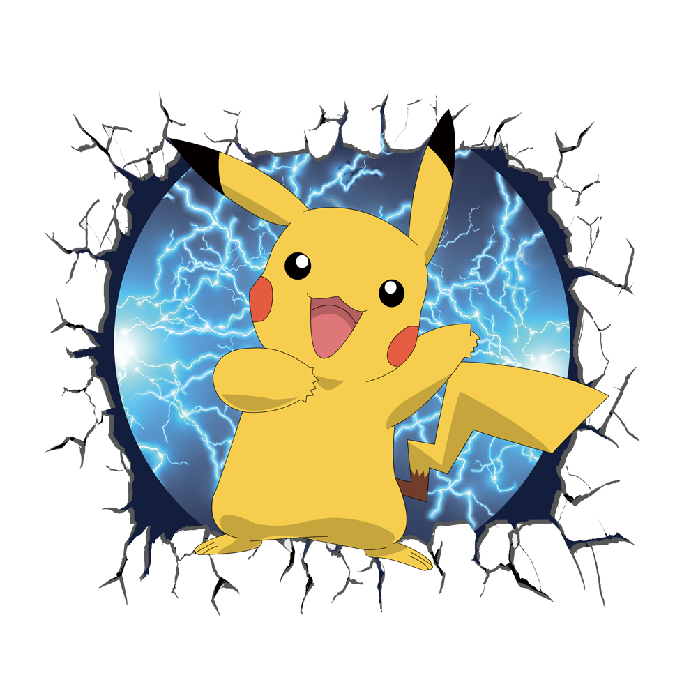 Adesivo da parete Pikachu del  - Baby Nursery Wall Mural recensione e prezzo