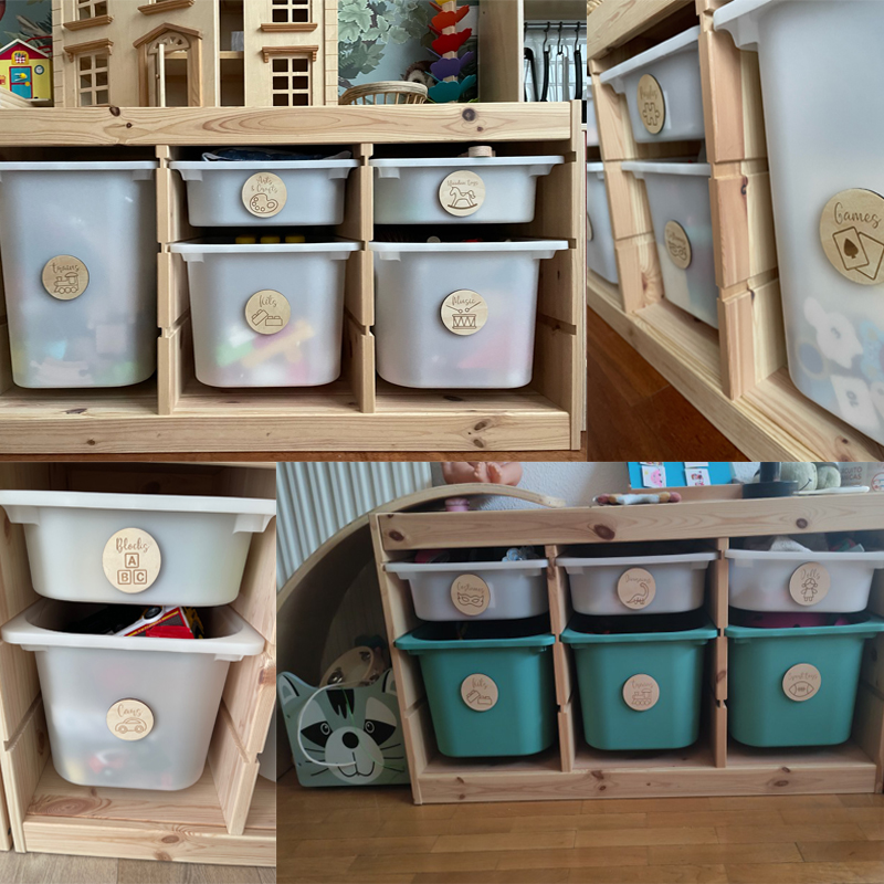 Etichette in Legno per Organiz - Baby Nursery Things recensione e prezzo