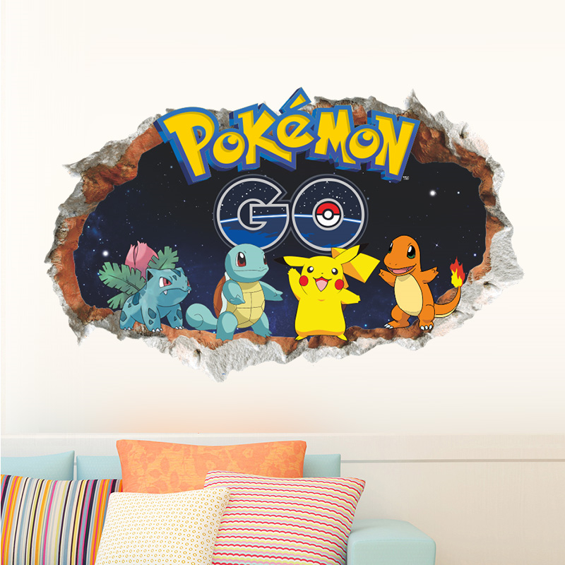 Cartoon pokragon Pikachu Wall  - Baby Nursery Wall Mural recensione e prezzo
