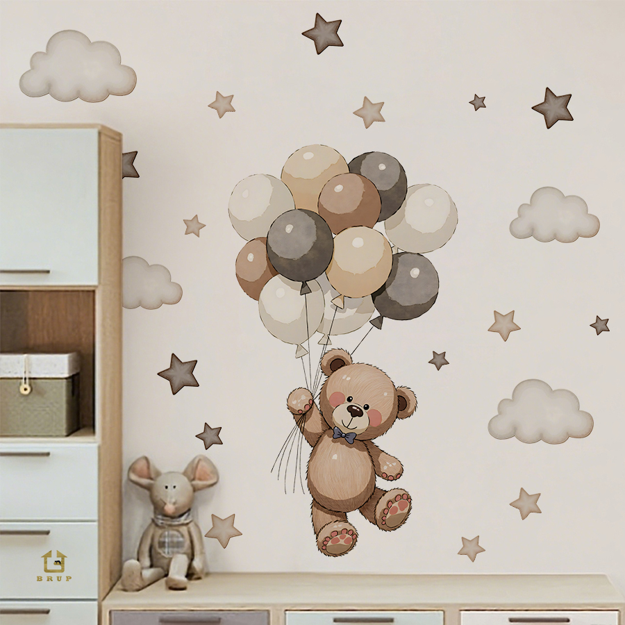 Adorabili adesivi murali con o - Baby Nursery Things recensione e prezzo