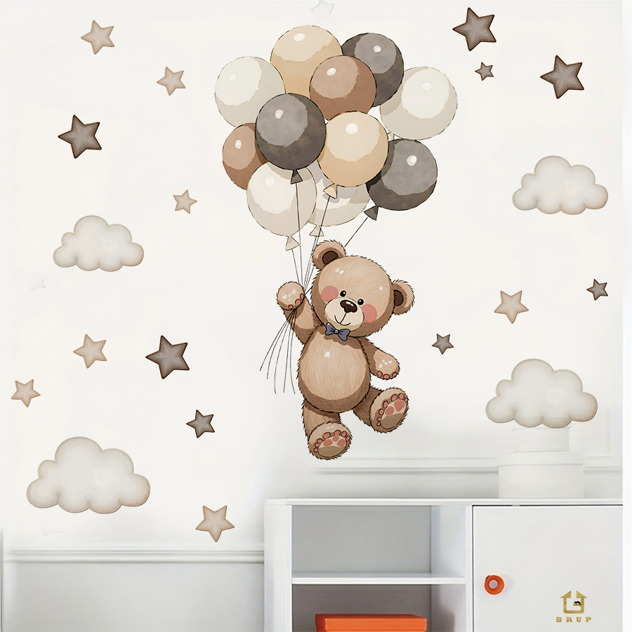 Adorabili adesivi murali con o - Baby Nursery Things recensione e prezzo